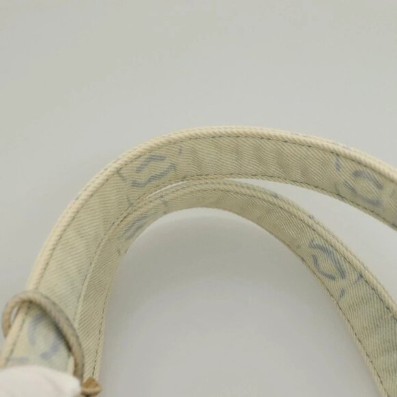 CHANEL Hand Bag Denim Light Blue Silver CC Auth - Picture 7 of 15